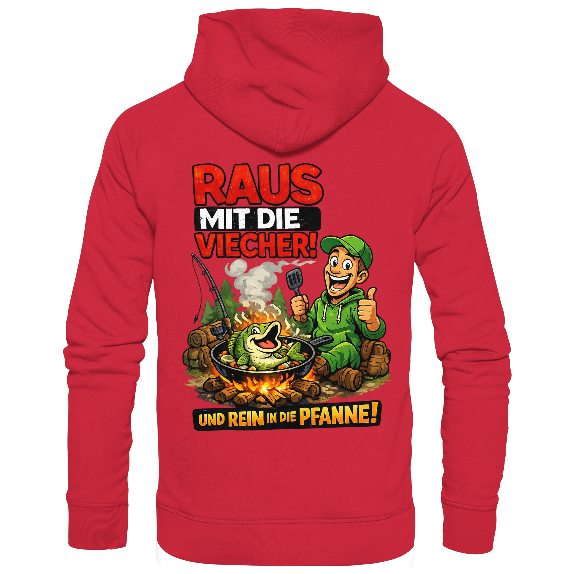 Raus Mit- Rein Pfanne - Premium Hoodie