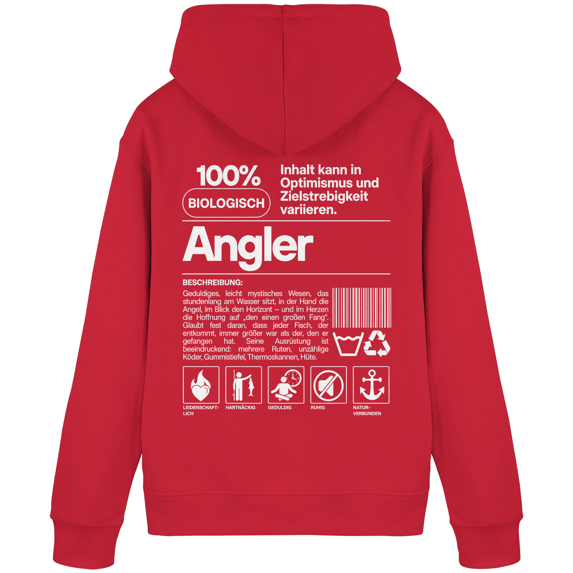 100% Angler - Premium Hoodie