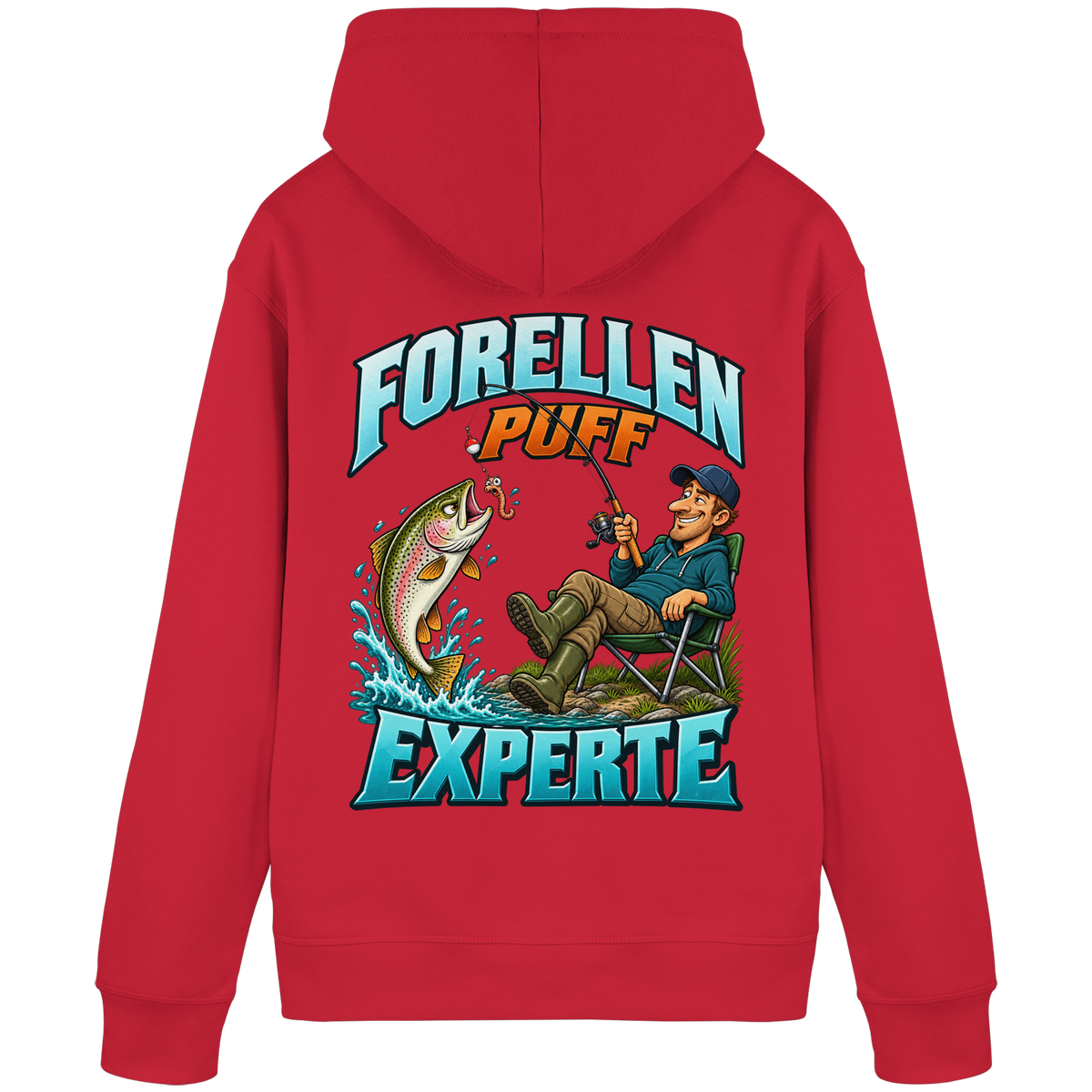 Forellen Puff Experte - Premium-Hoodie