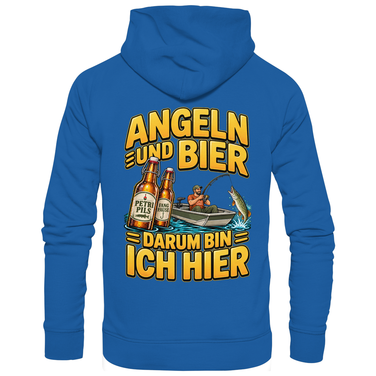 Angeln und Bier - Premium-Hoodie