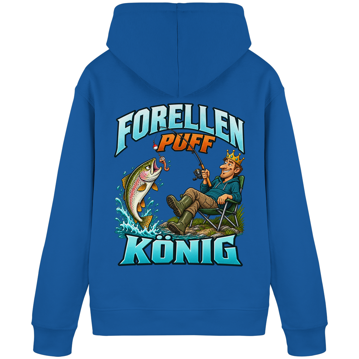 Forellen Puff König - Premium-Hoodie