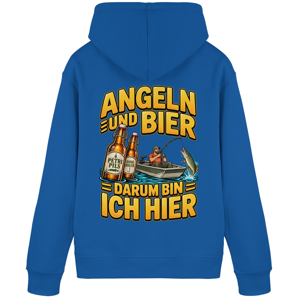 Angeln und Bier - Premium-Hoodie