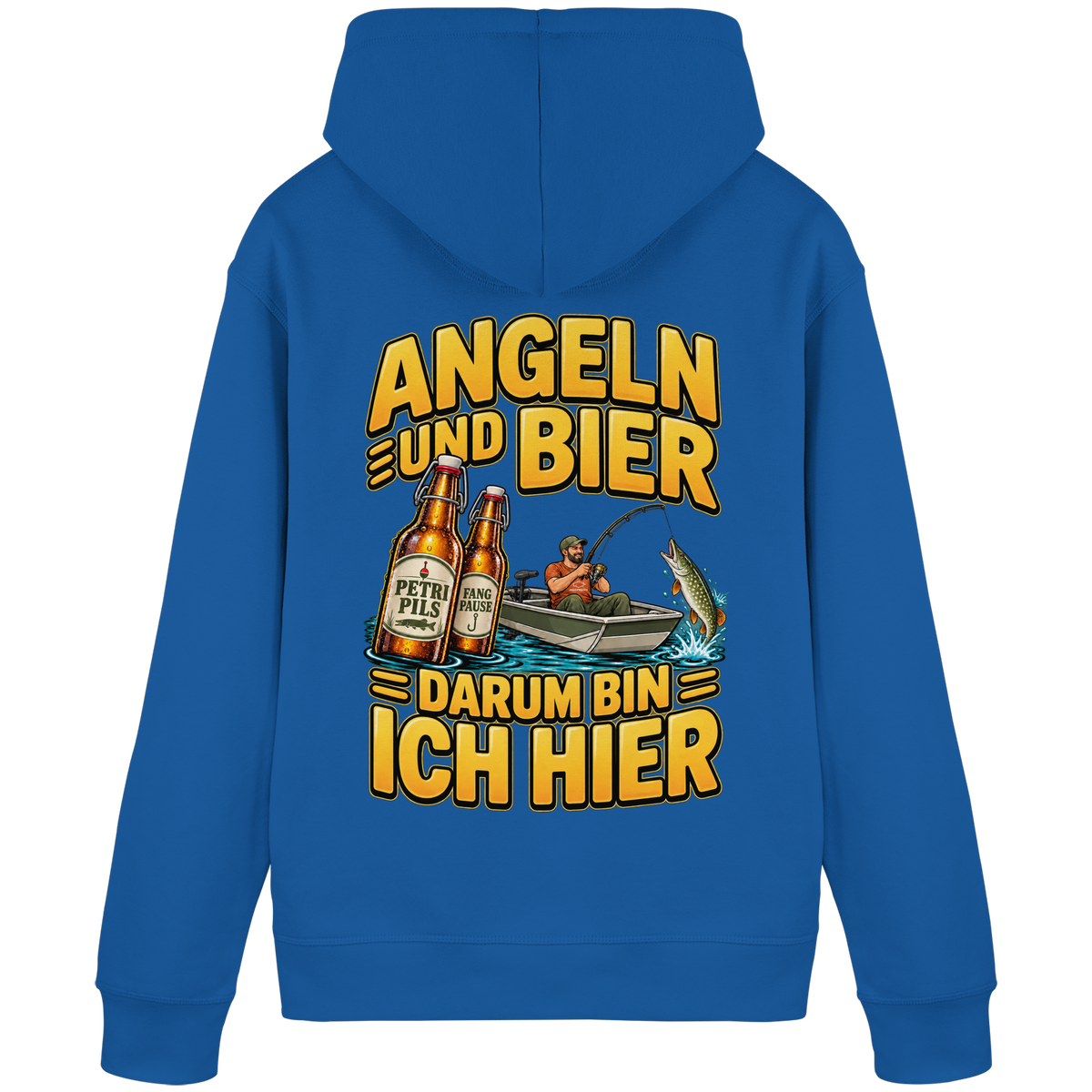 Angeln und Bier - Premium-Hoodie