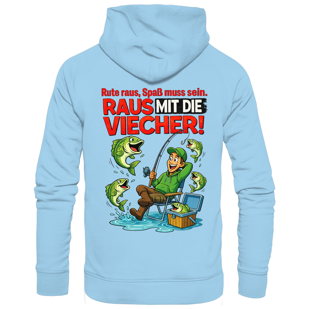 Raus Mit Die Viecher  - Premium Hoodie