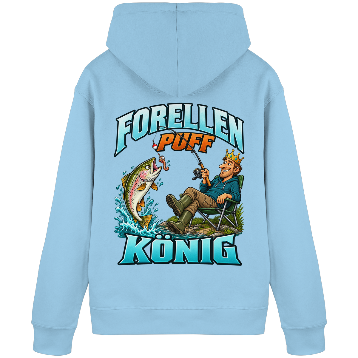 Forellen Puff König - Premium-Hoodie
