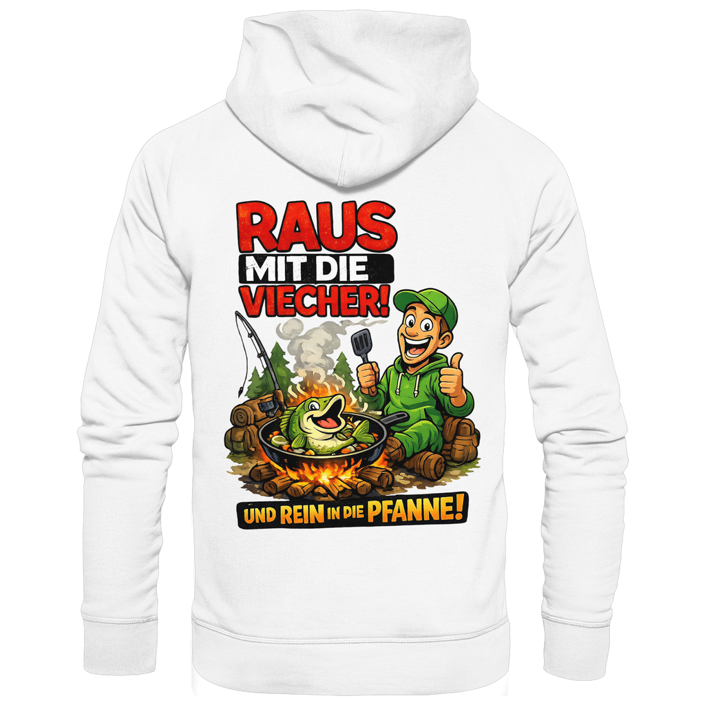 Raus Mit- Rein Pfanne - Premium Hoodie