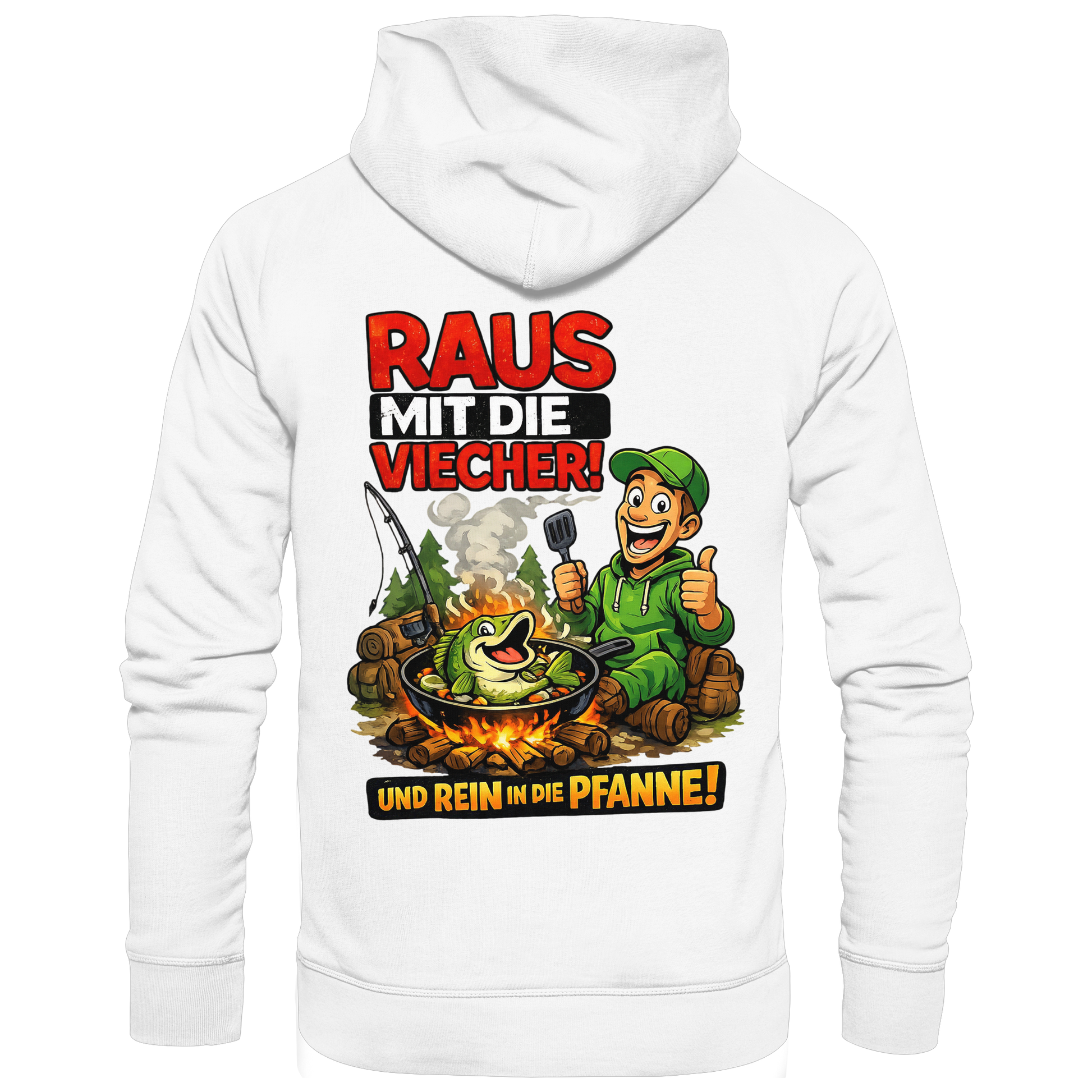 Raus Mit- Rein Pfanne - Premium Hoodie