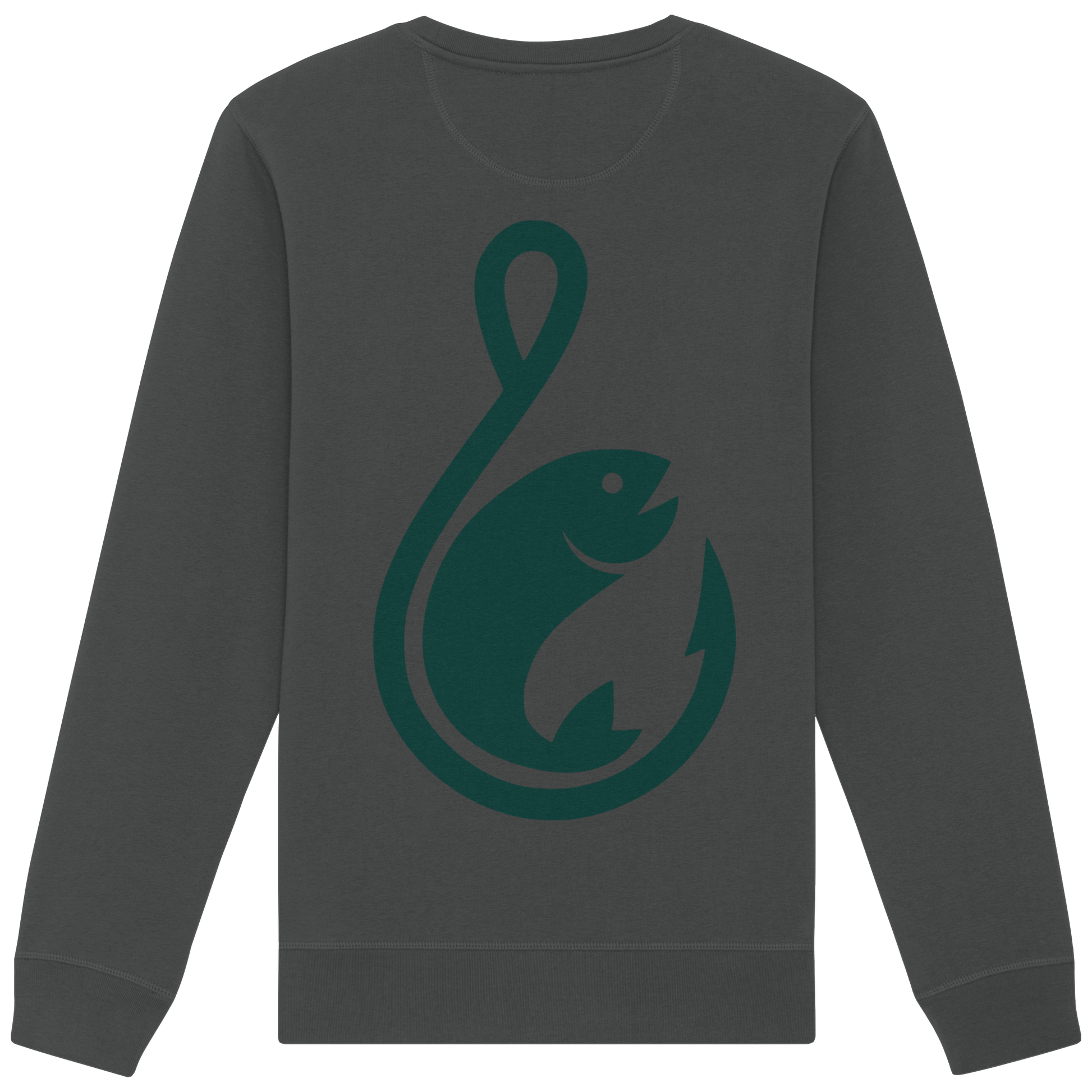 Anglerfreunde24 Logo Grün - Premium Sweatshirt
