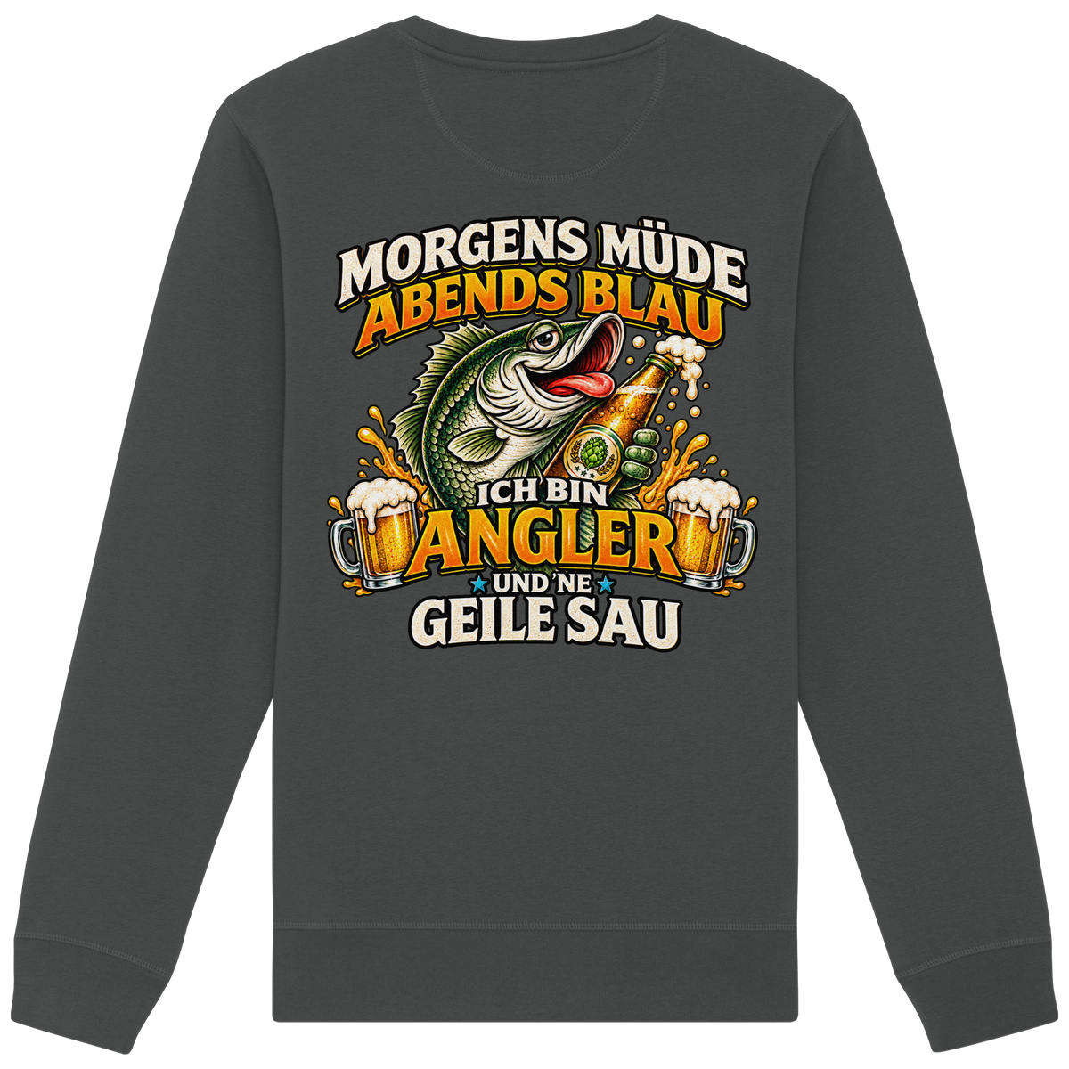 Morgens Müde - Premium-Sweatshirt