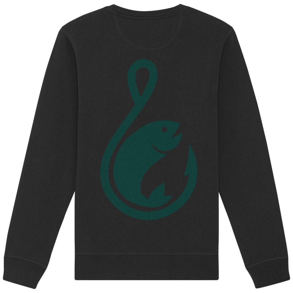 Anglerfreunde24 Logo Grün - Premium Sweatshirt