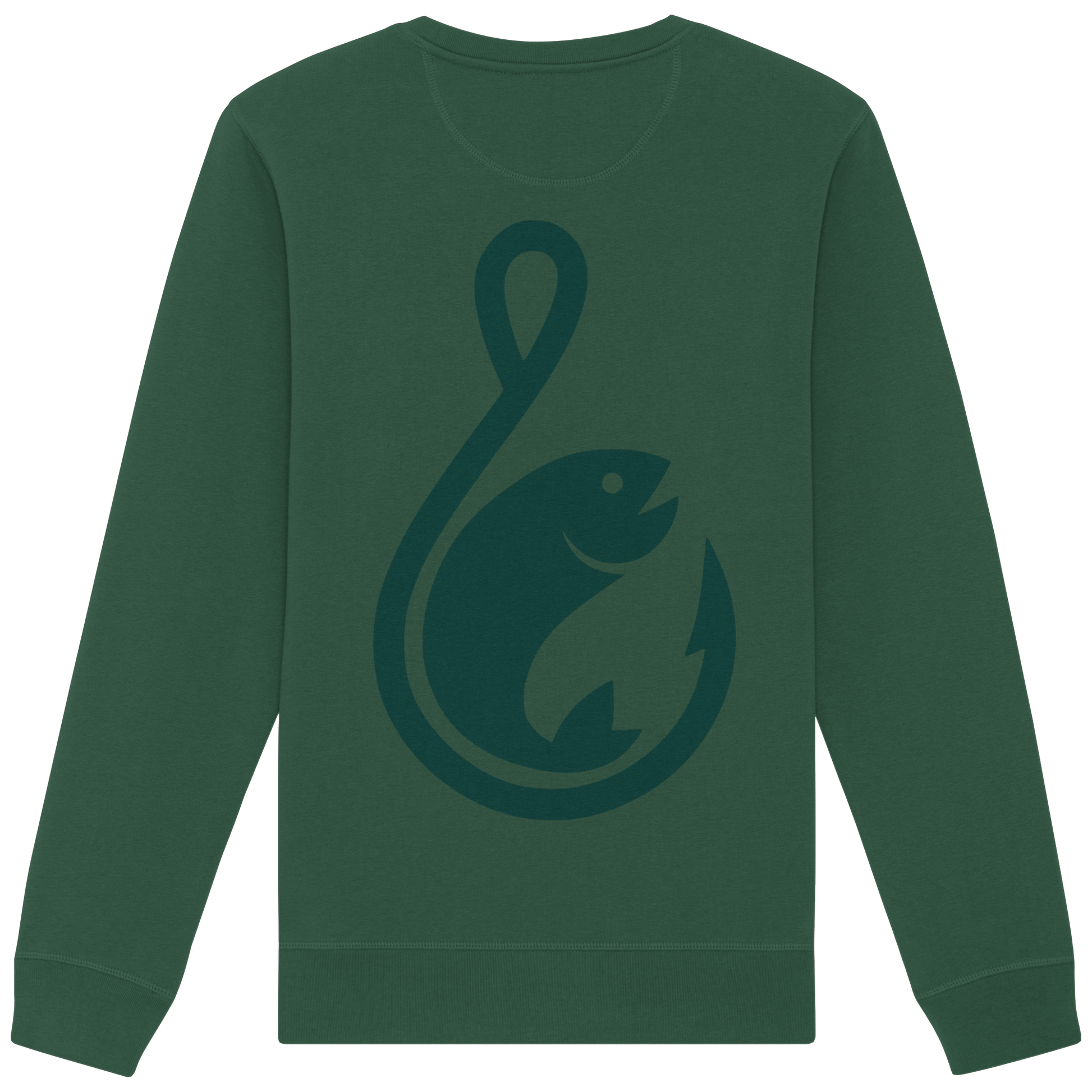 Anglerfreunde24 Logo Grün - Premium Sweatshirt