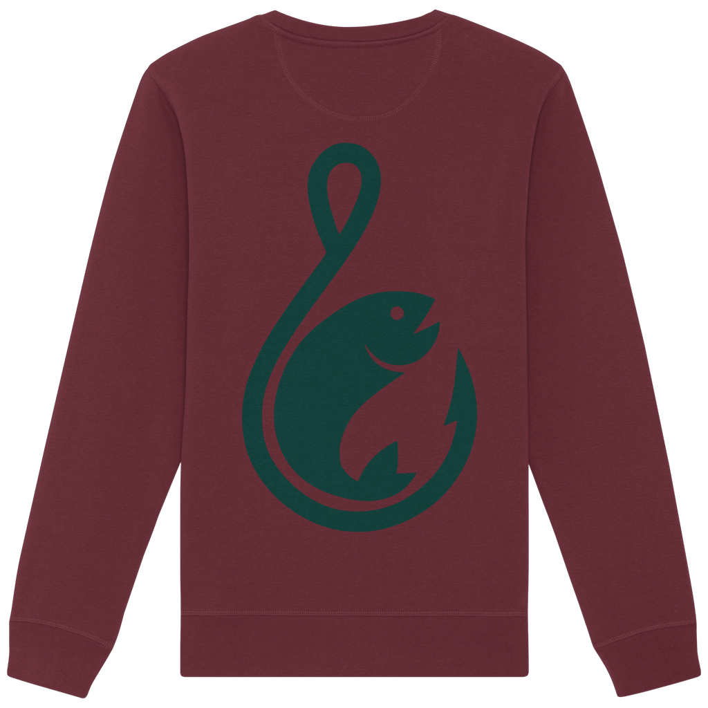 Anglerfreunde24 Logo Grün - Premium Sweatshirt