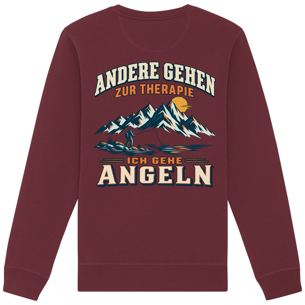 Therapie Angeln - Premium-Sweatshirt