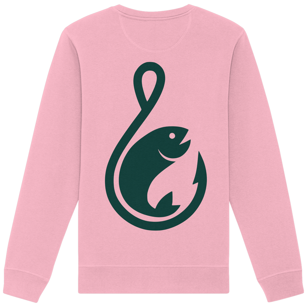 Anglerfreunde24 Logo Grün - Premium Sweatshirt