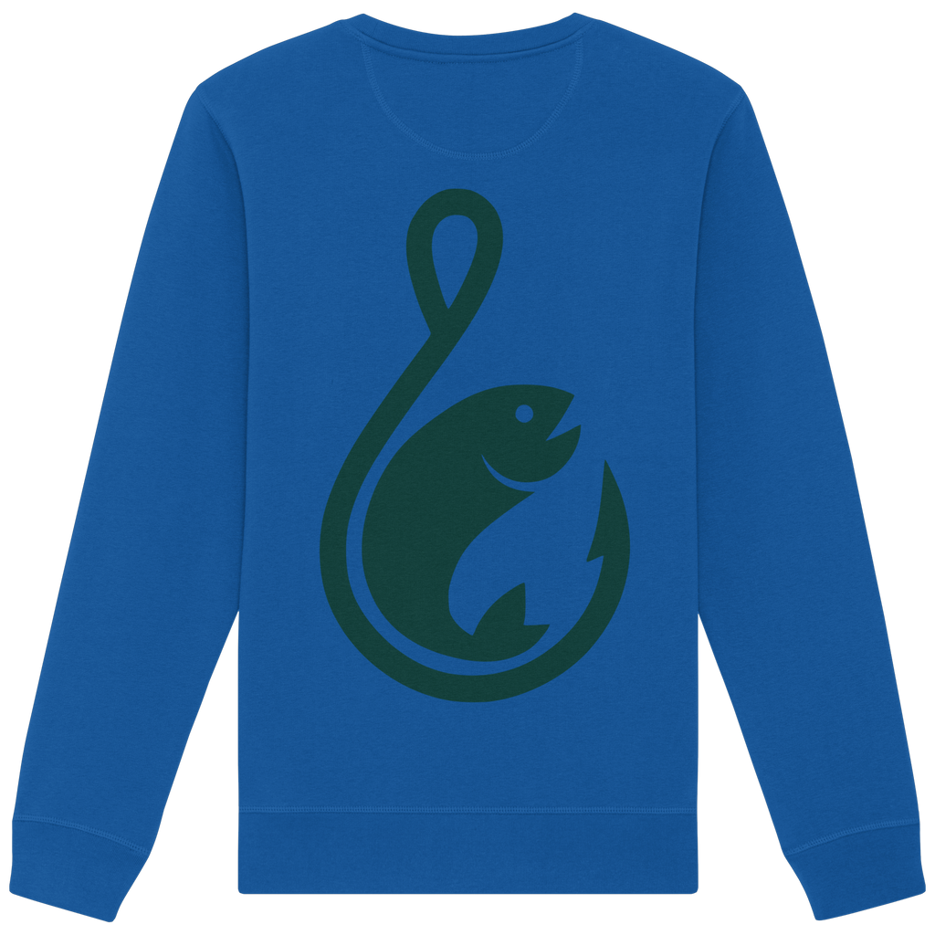 Anglerfreunde24 Logo Grün - Premium Sweatshirt