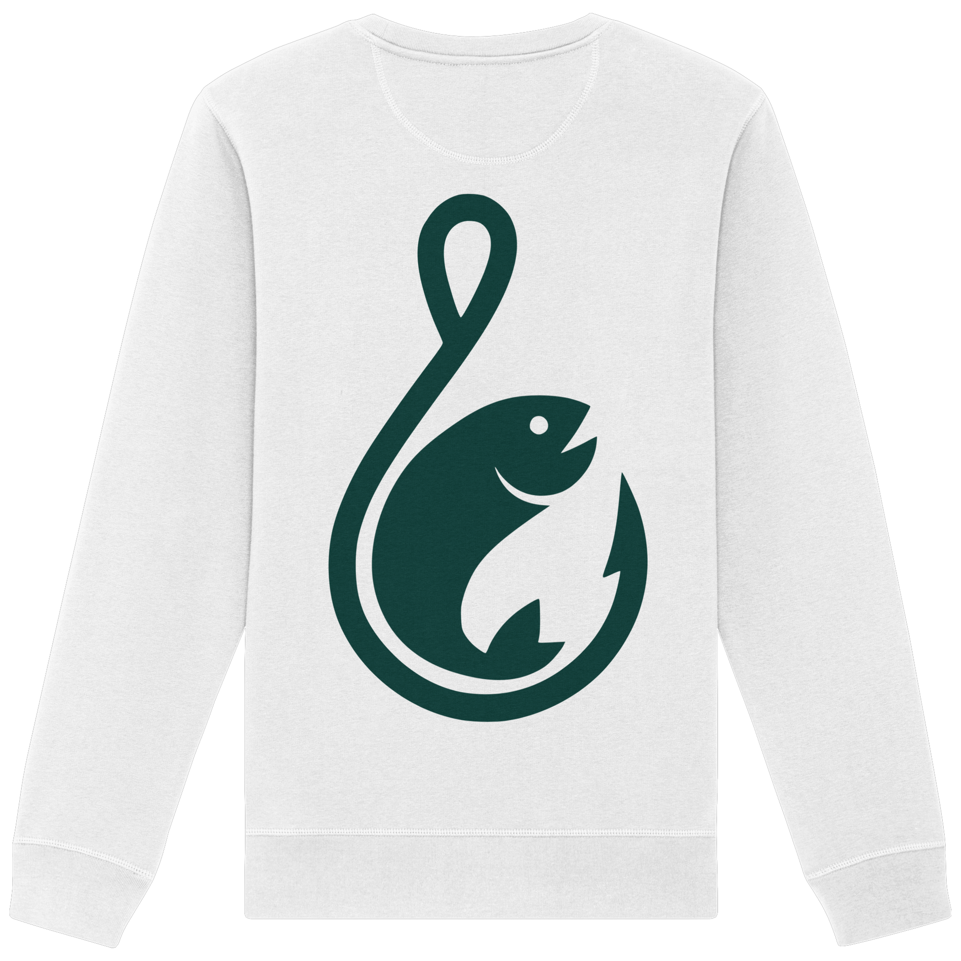 Anglerfreunde24 Logo Grün - Premium Sweatshirt