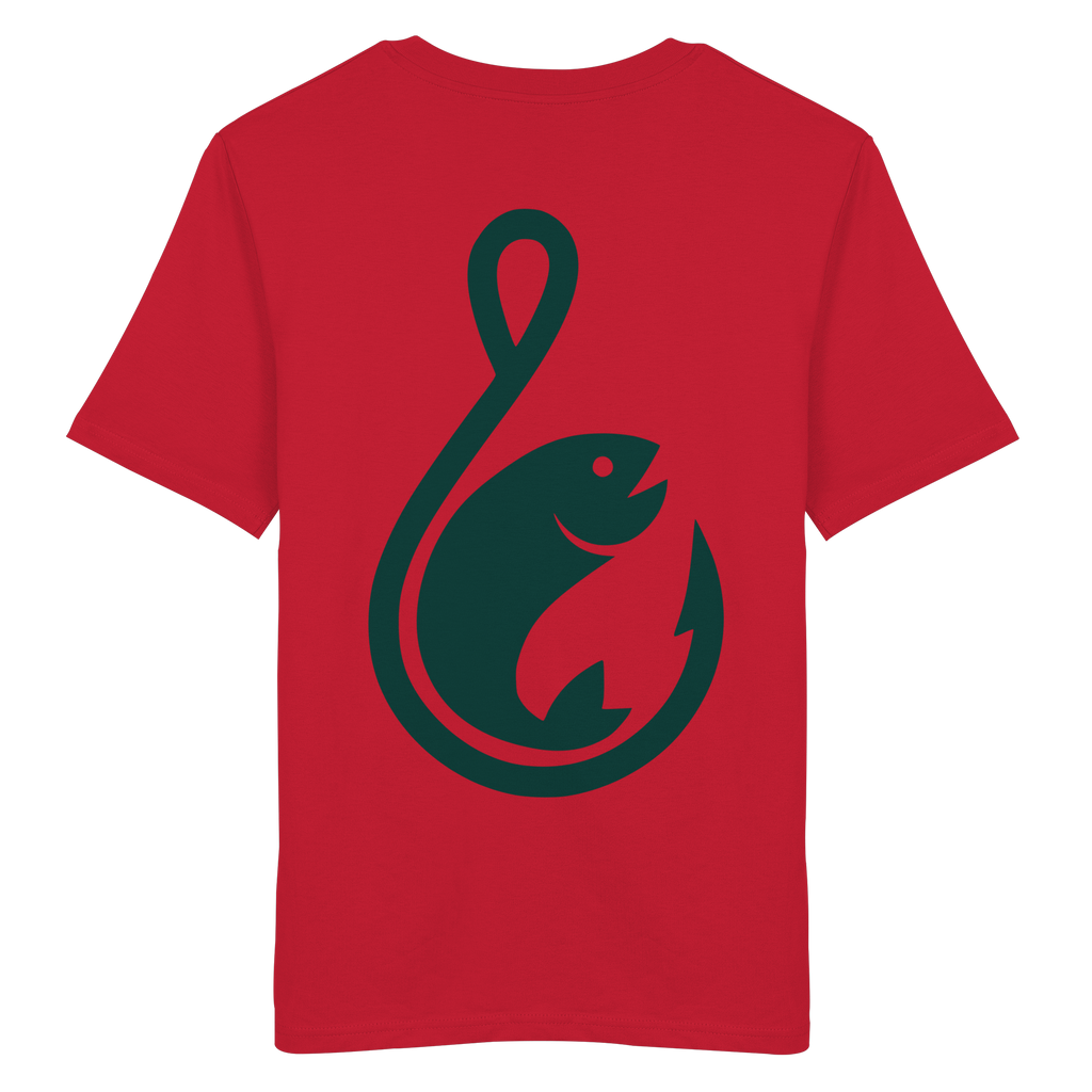 Anglerfreunde24 Logo Grün - Premium Shirt