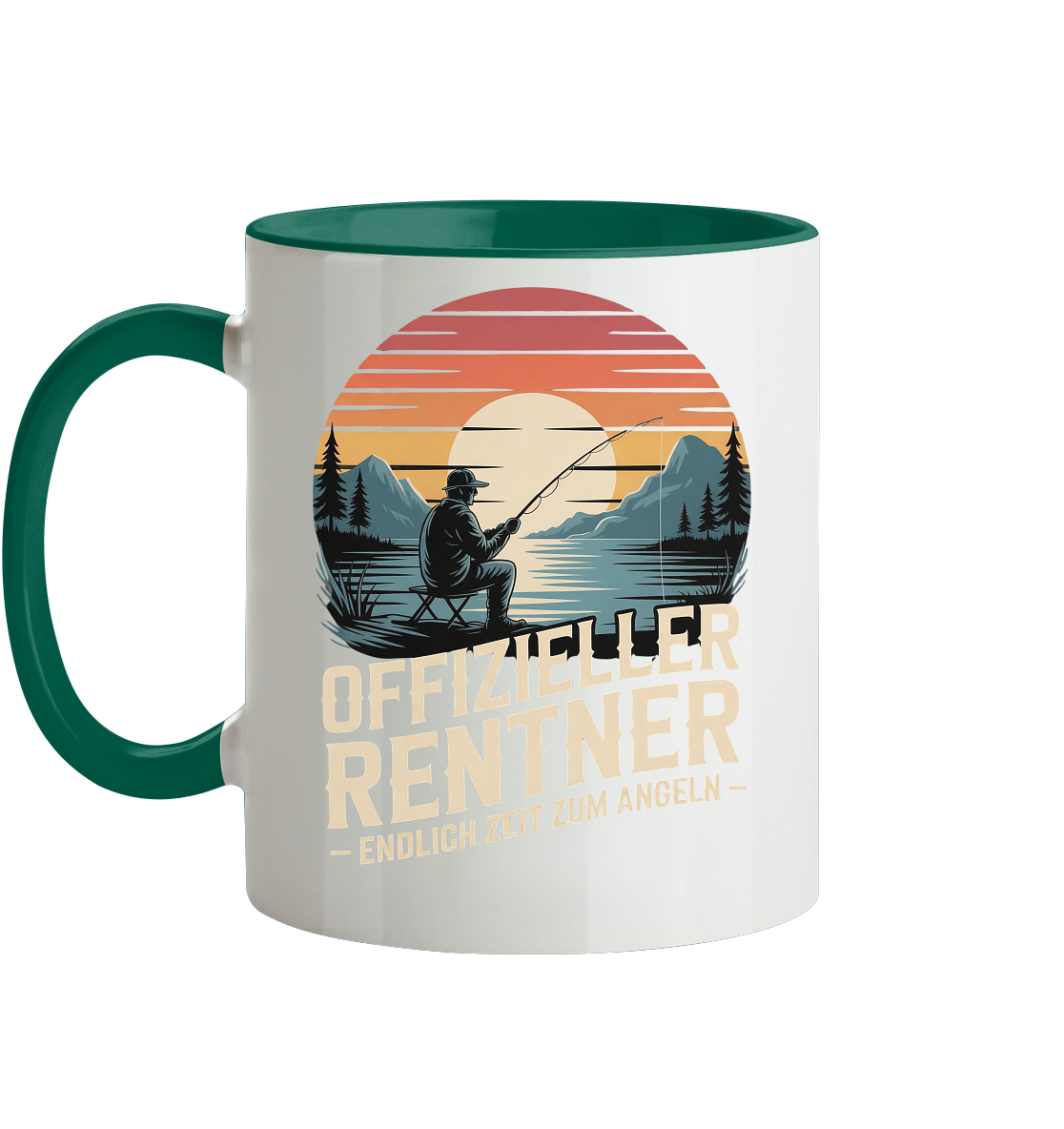 Offizieller Rentner - Tasse zweifarbig