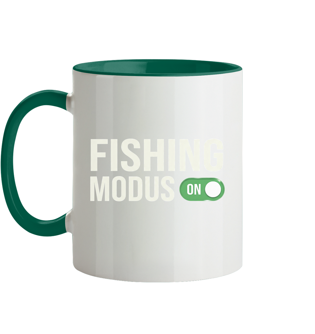 Fishing Modus On - Tasse zweifarbig
