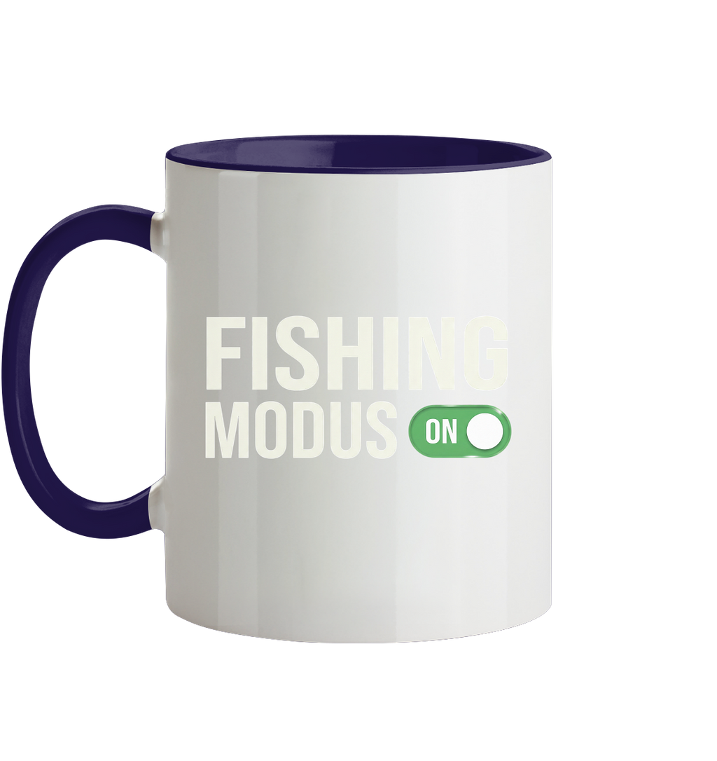 Fishing Modus On - Tasse zweifarbig