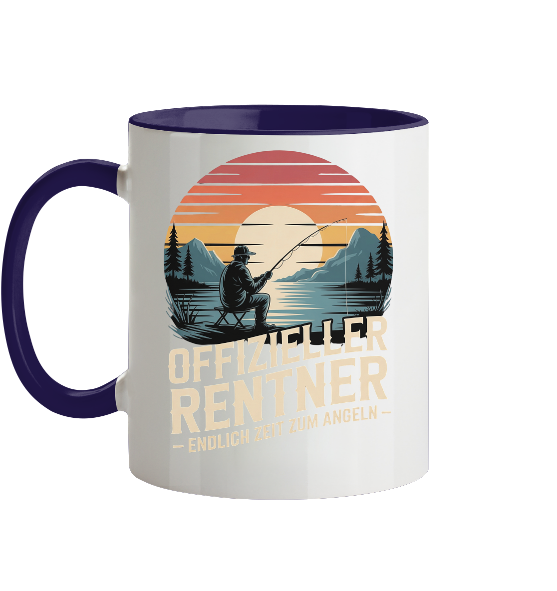 Offizieller Rentner - Tasse zweifarbig