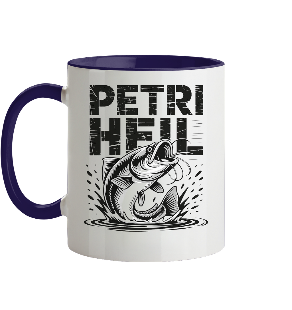 Petri Heil - Tasse zweifarbig