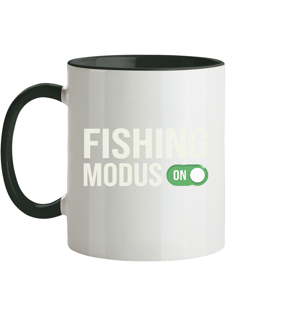 Fishing Modus On - Tasse zweifarbig