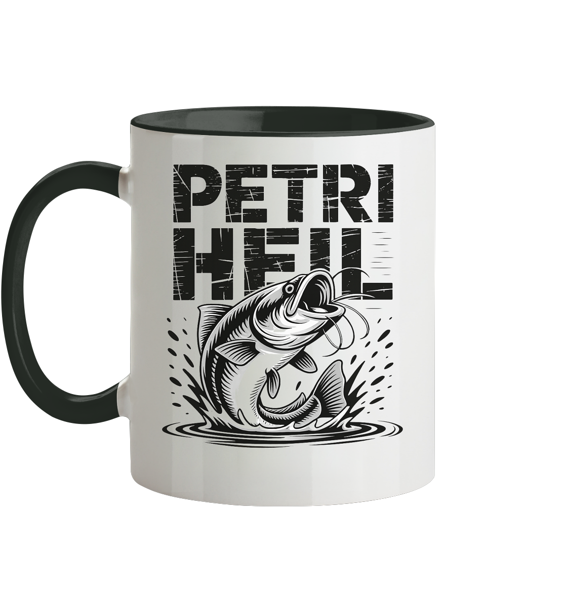 Petri Heil - Tasse zweifarbig