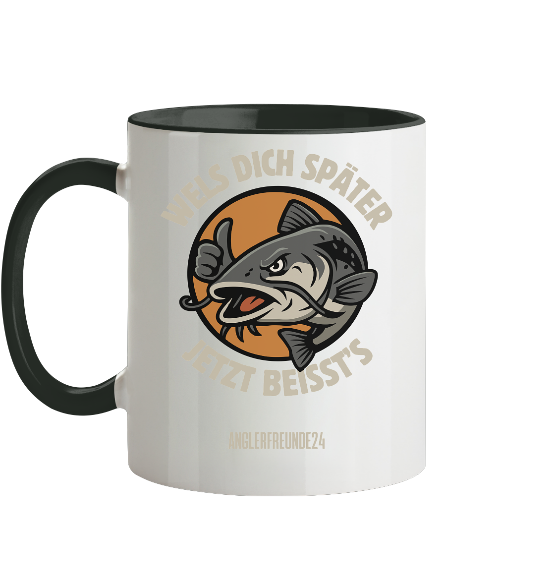 Wels Dich Später - Tasse zweifarbig