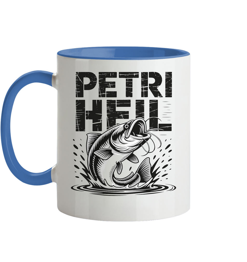 Petri Heil - Tasse zweifarbig