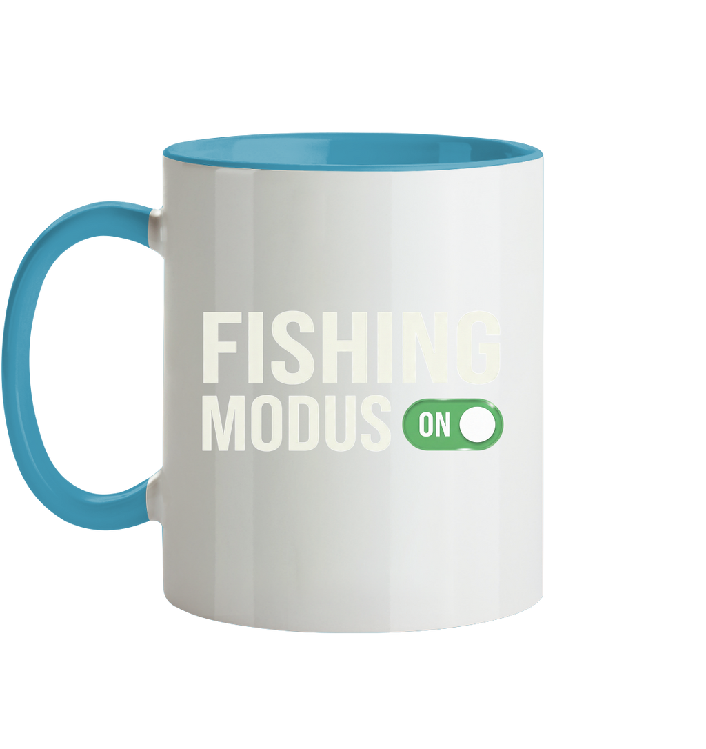 Fishing Modus On - Tasse zweifarbig