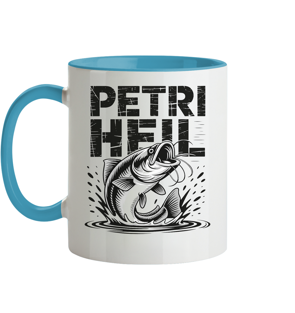 Petri Heil - Tasse zweifarbig