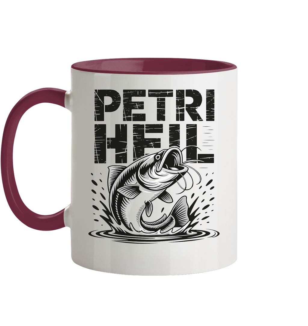 Petri Heil - Tasse zweifarbig