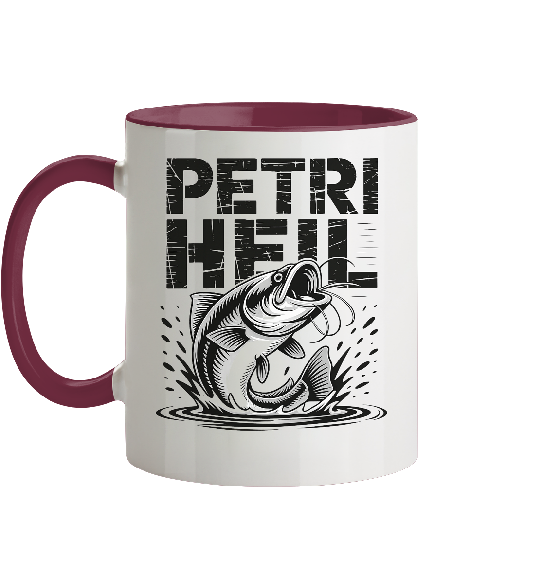 Petri Heil - Tasse zweifarbig