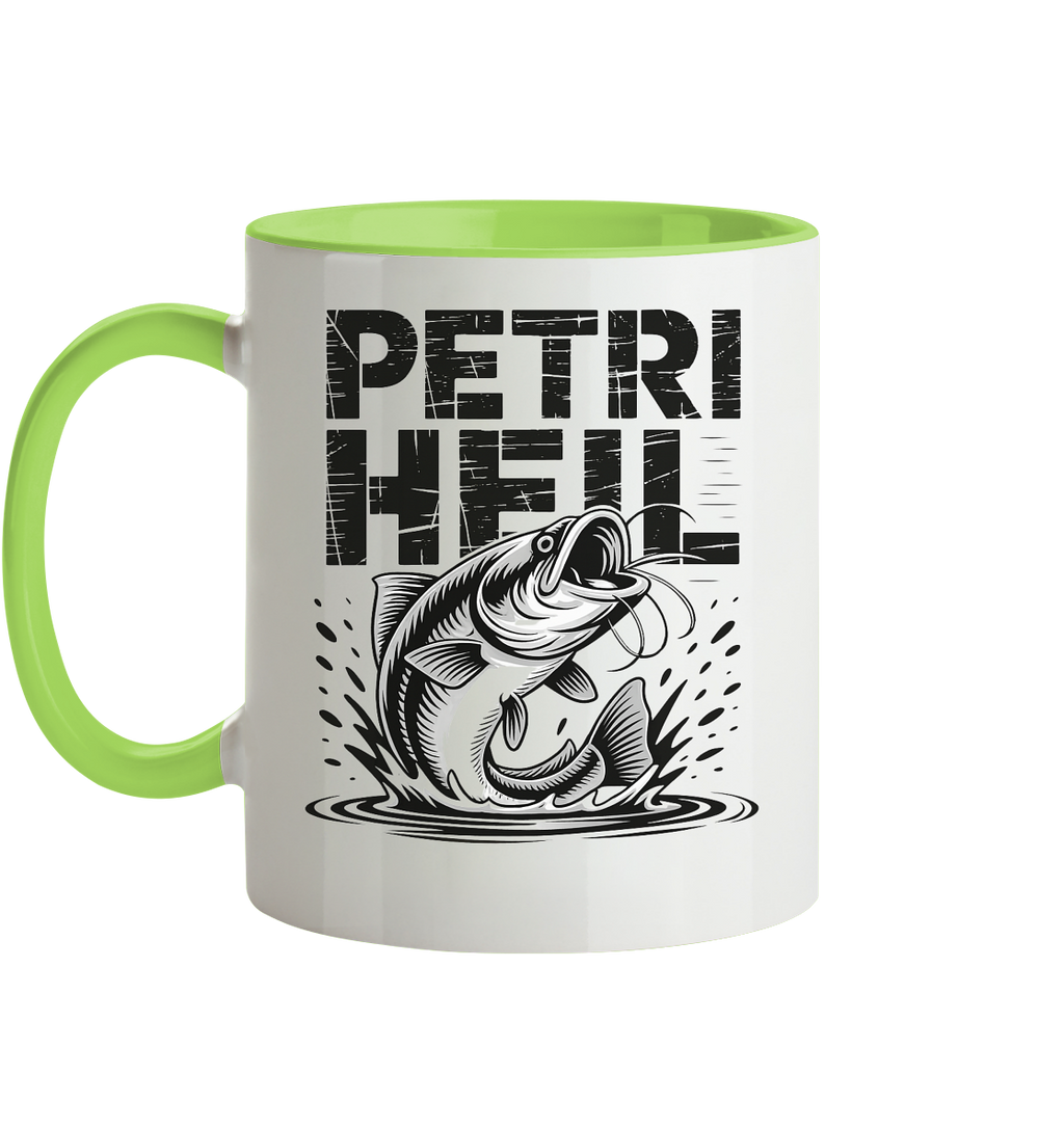 Petri Heil - Tasse zweifarbig
