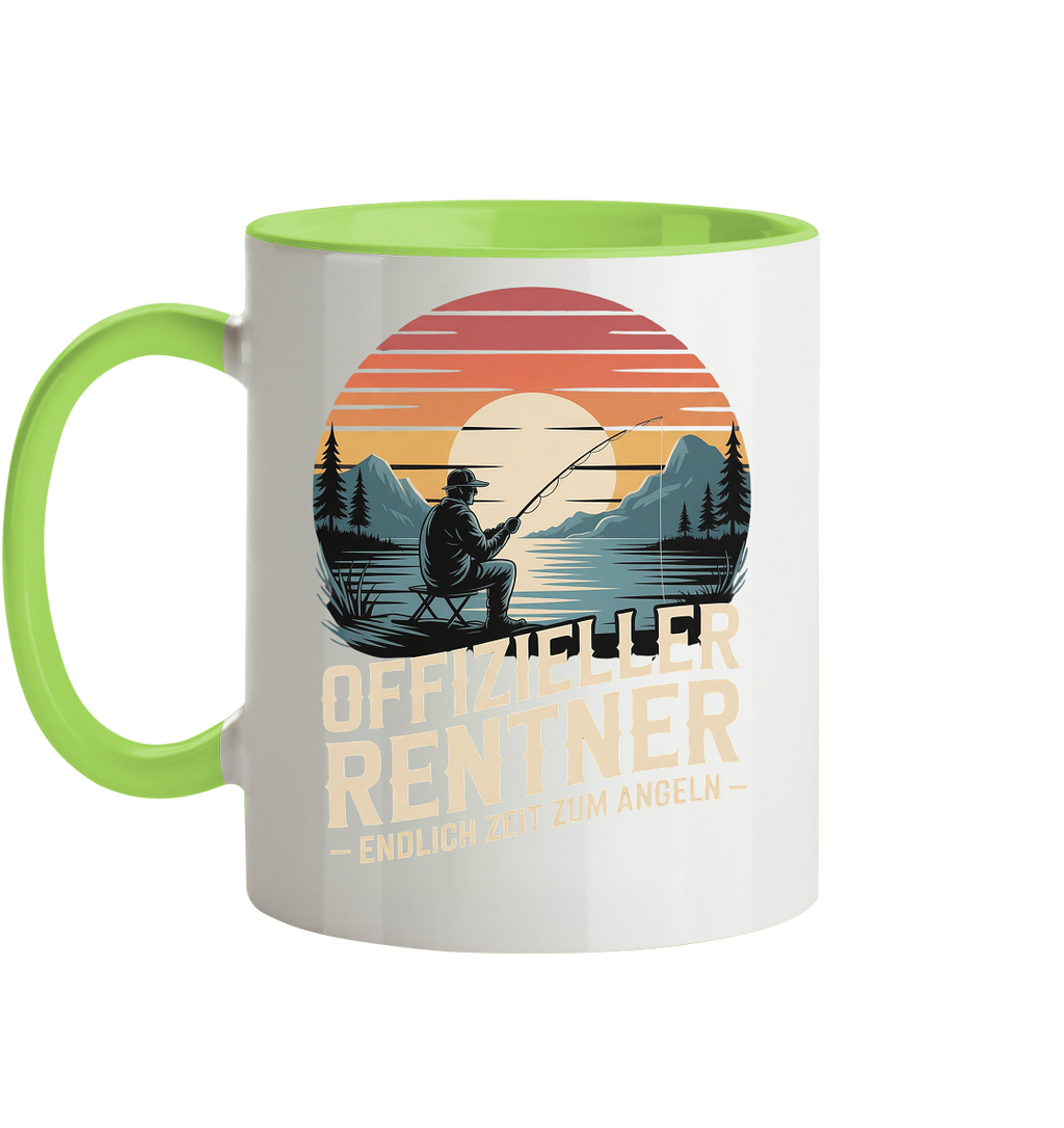 Offizieller Rentner - Tasse zweifarbig