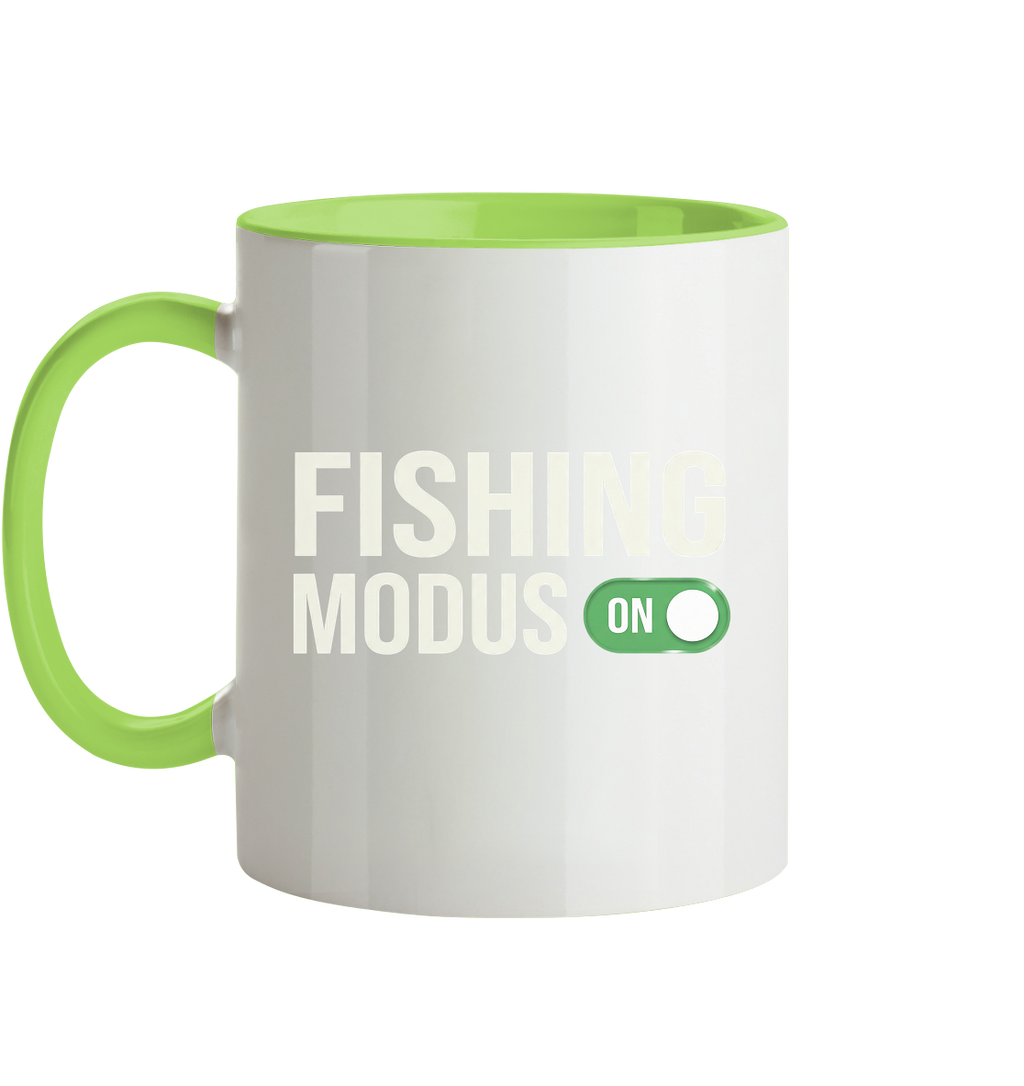 Fishing Modus On - Tasse zweifarbig