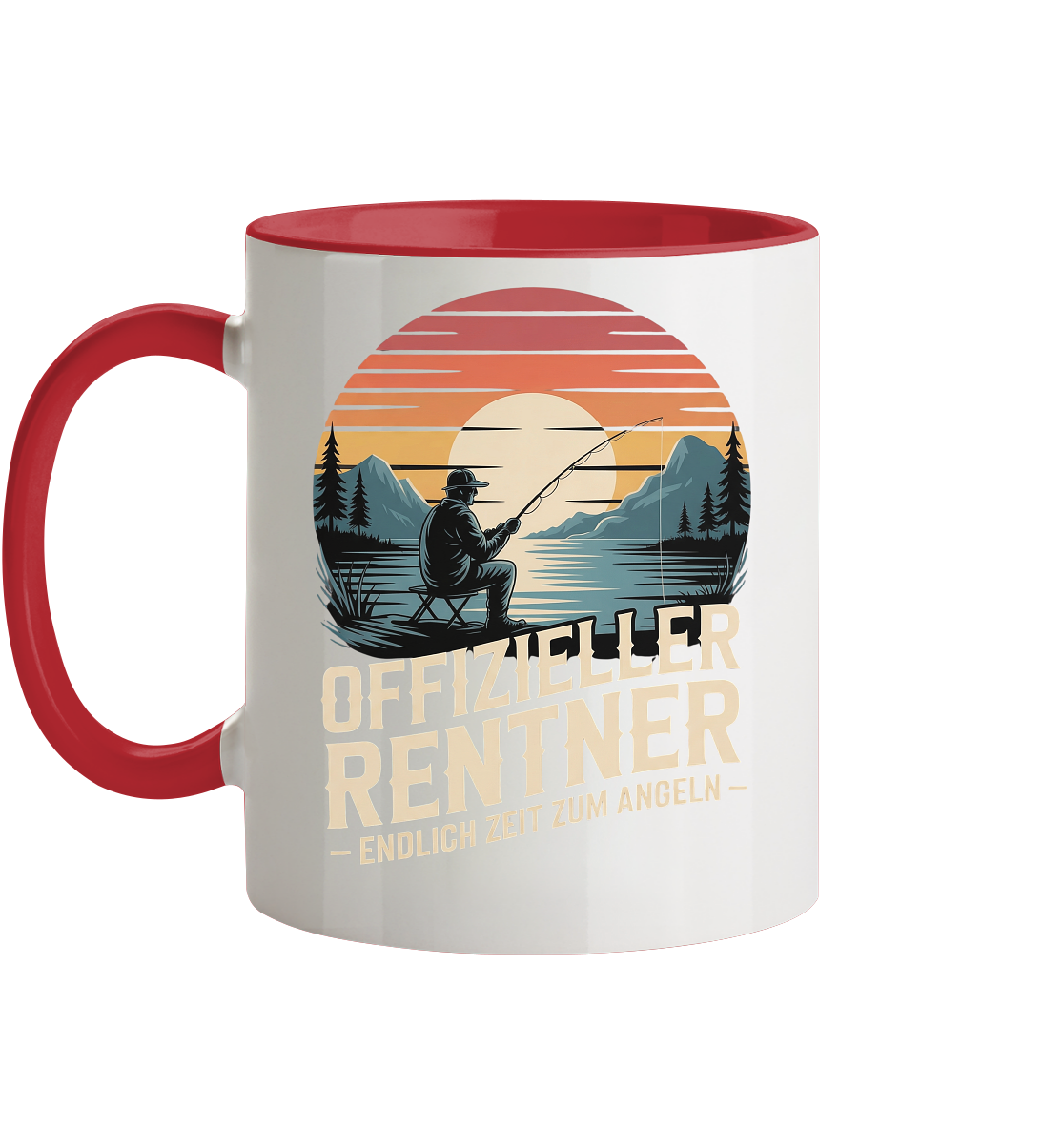 Offizieller Rentner - Tasse zweifarbig