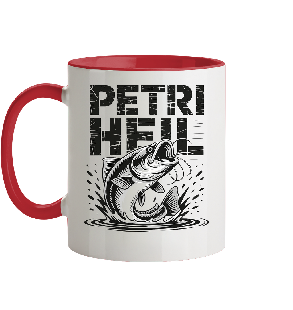 Petri Heil - Tasse zweifarbig
