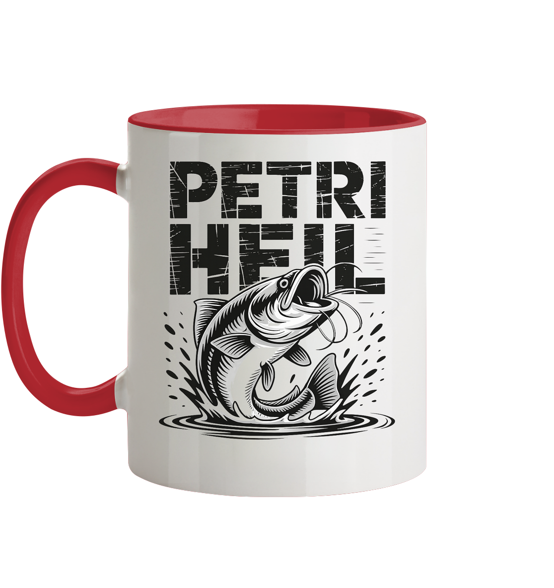 Petri Heil - Tasse zweifarbig