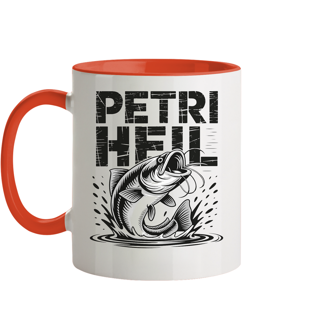 Petri Heil - Tasse zweifarbig