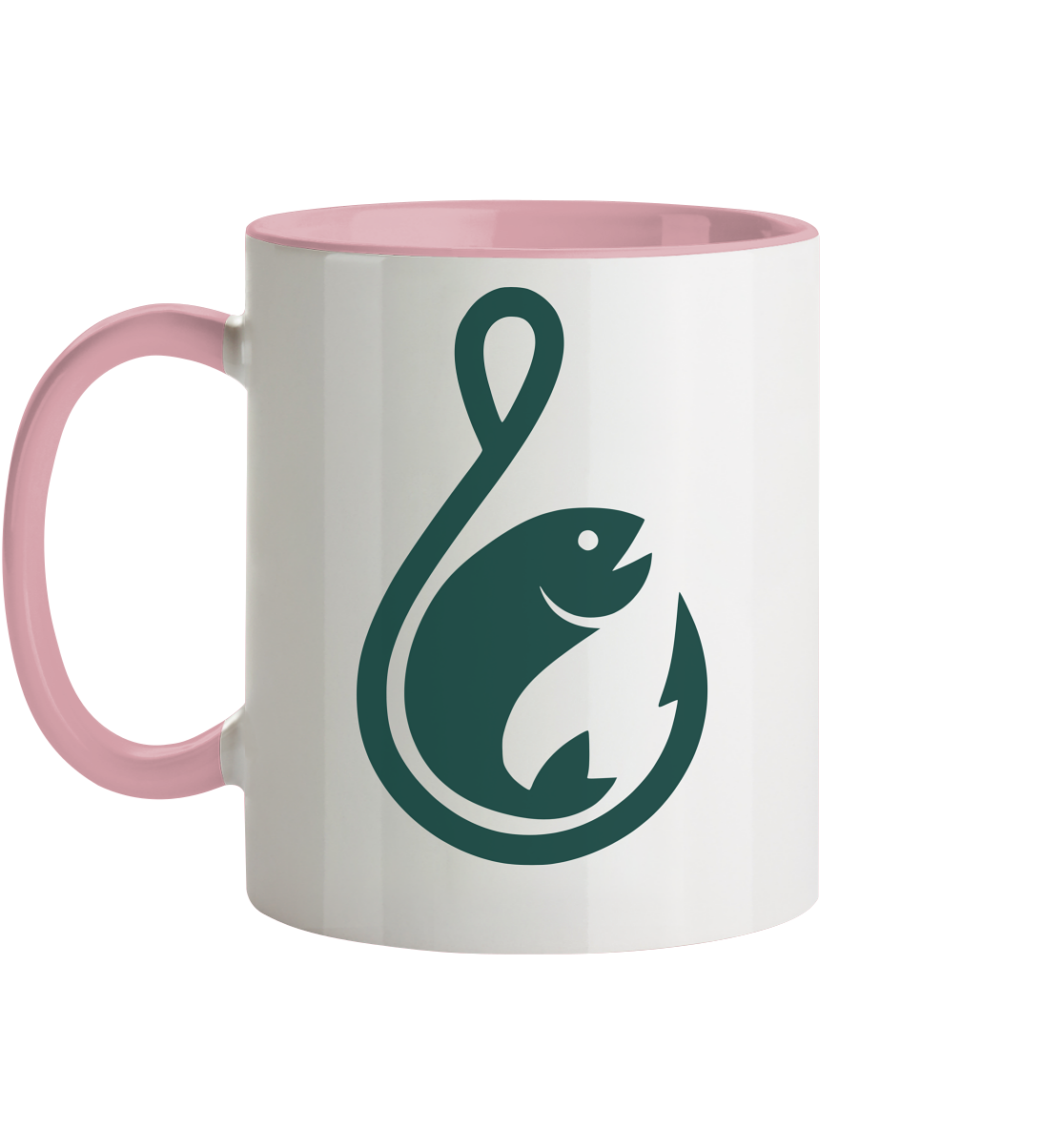 Anglerfreunde24 Logo Grün - Tasse zweifarbig