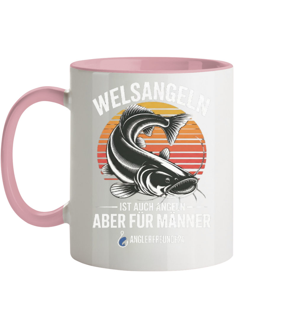 Welsangeln - Tasse zweifarbig