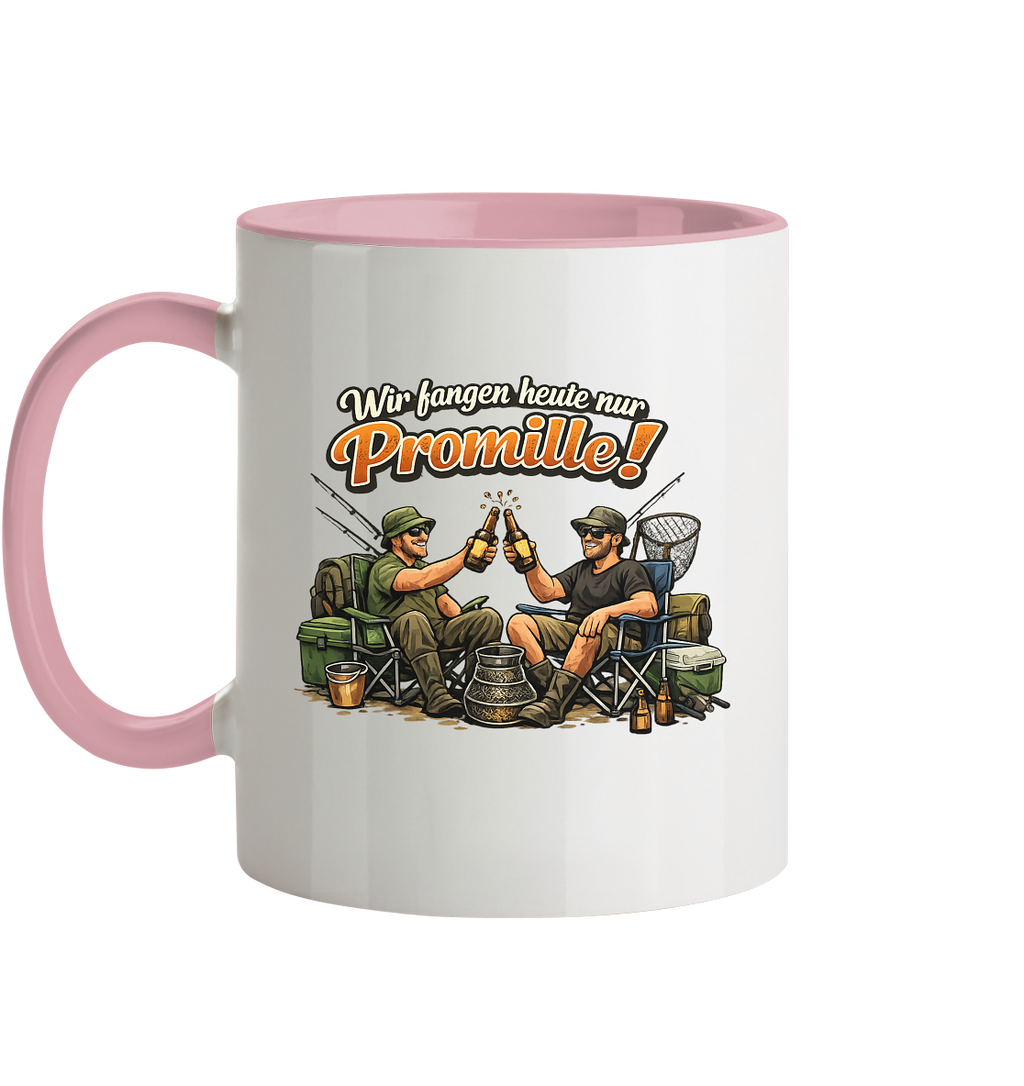 Wir fangen heute nur - Tasse zweifarbig