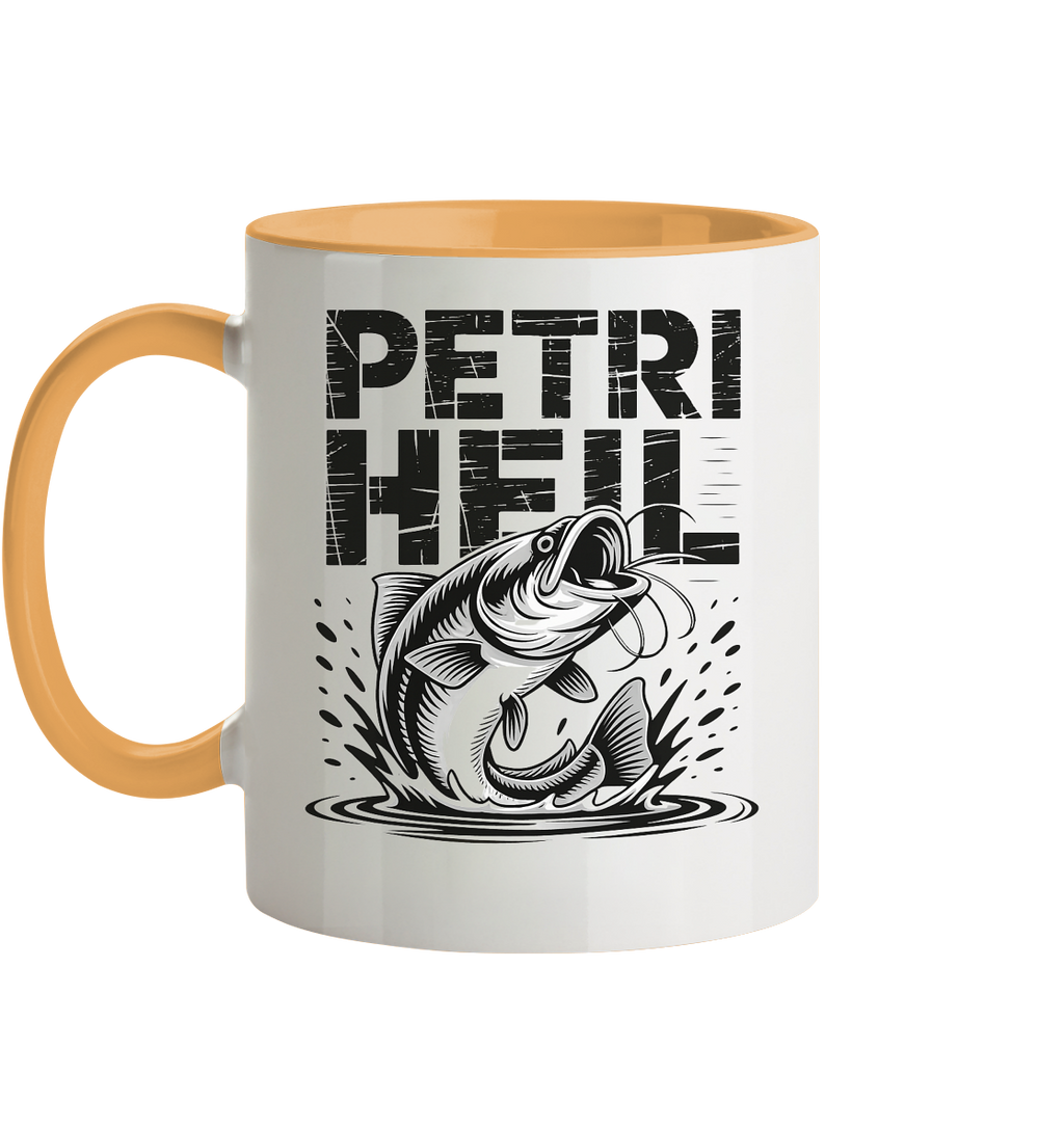 Petri Heil - Tasse zweifarbig