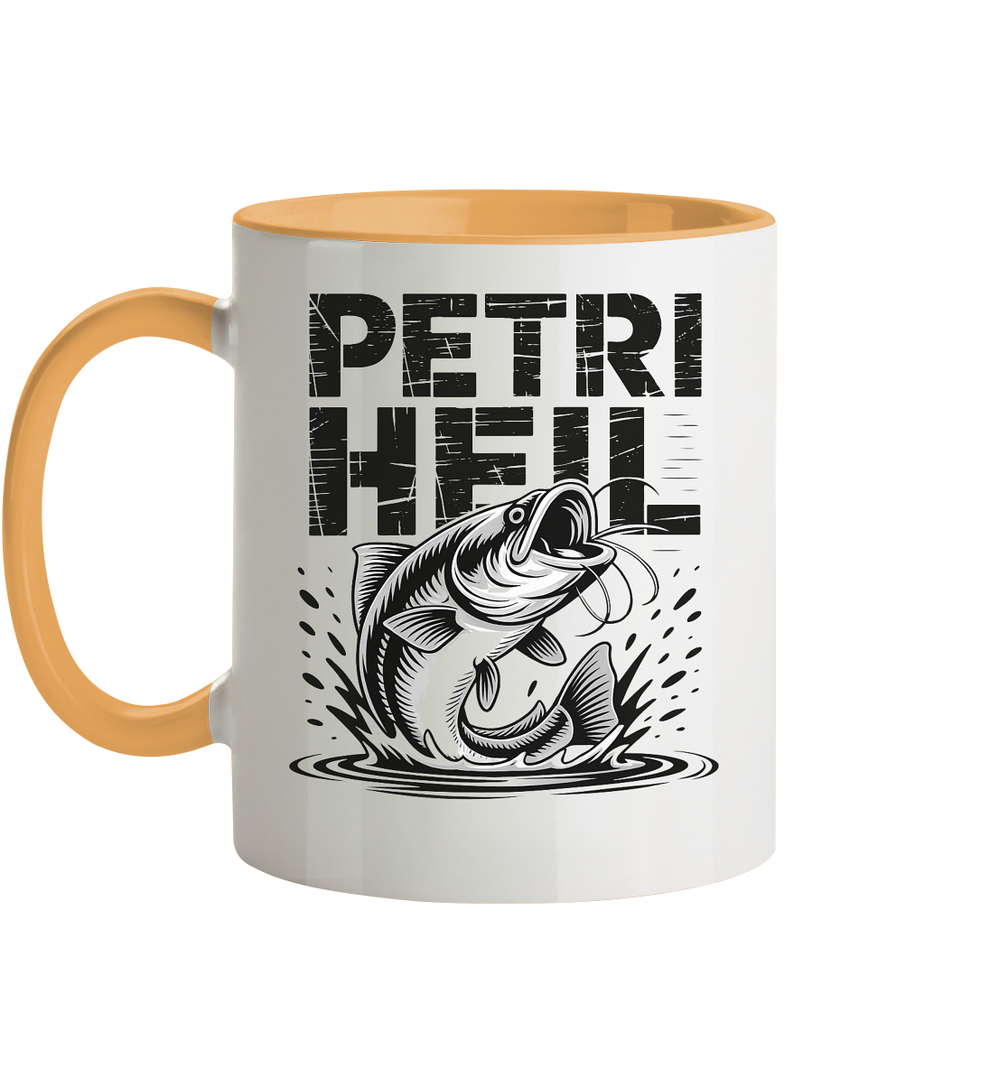 Petri Heil - Tasse zweifarbig