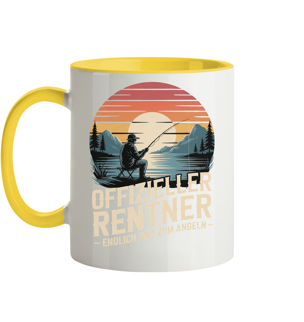 Offizieller Rentner - Tasse zweifarbig