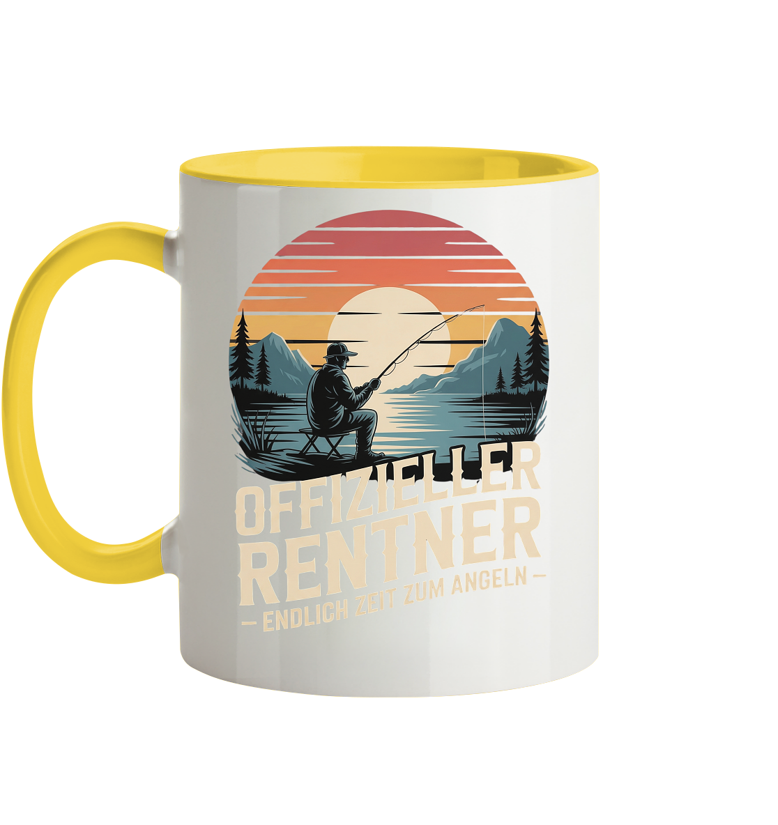 Offizieller Rentner - Tasse zweifarbig