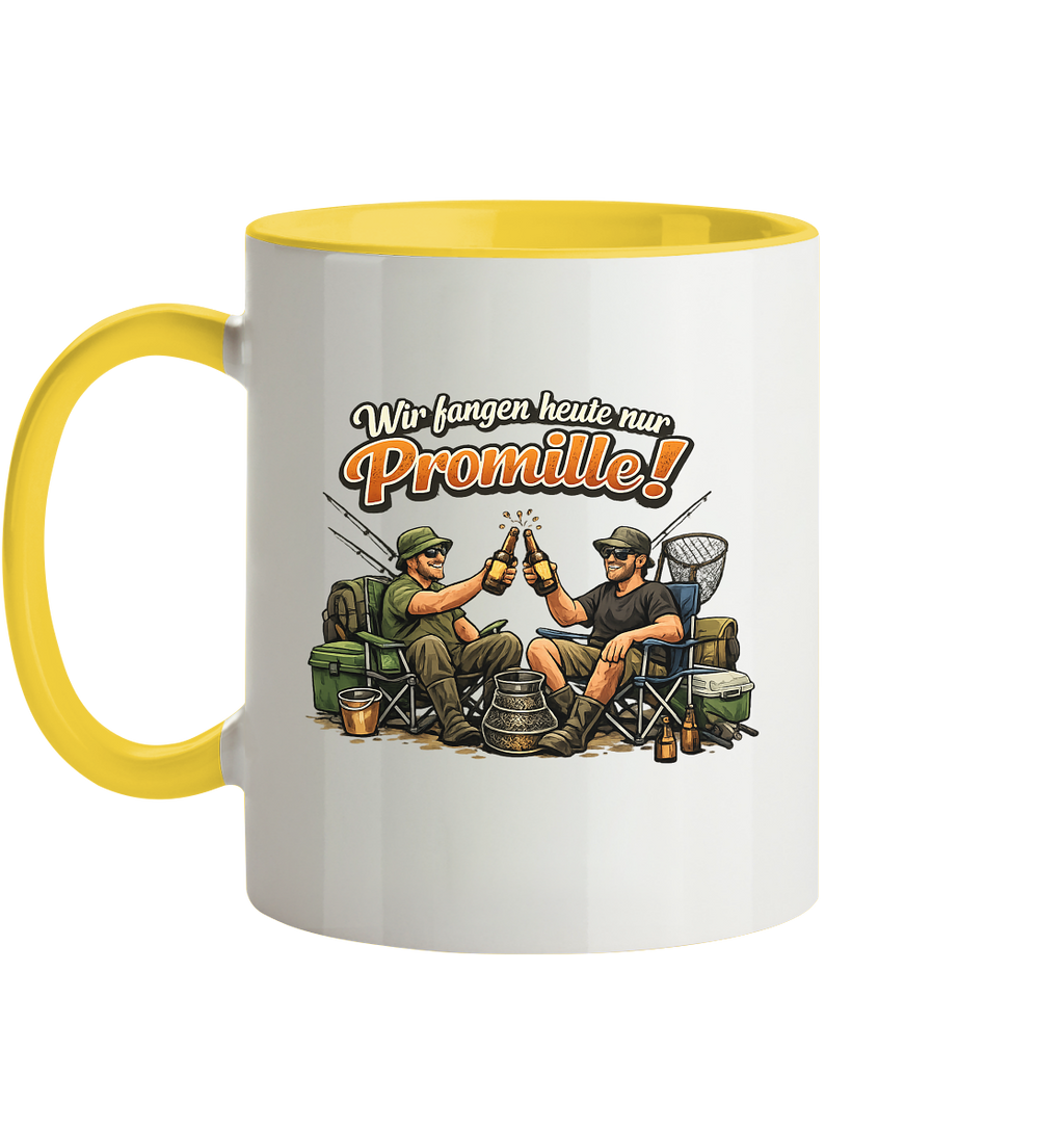 Wir fangen heute nur - Tasse zweifarbig