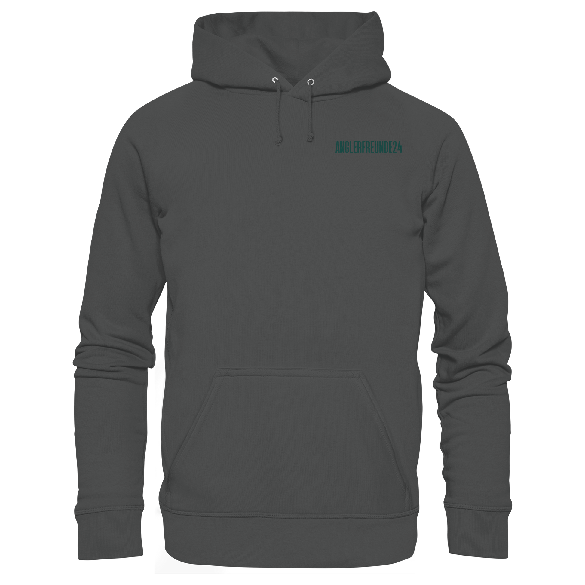 Anglerfreunde24 Logo Grün - Premium Hoodie